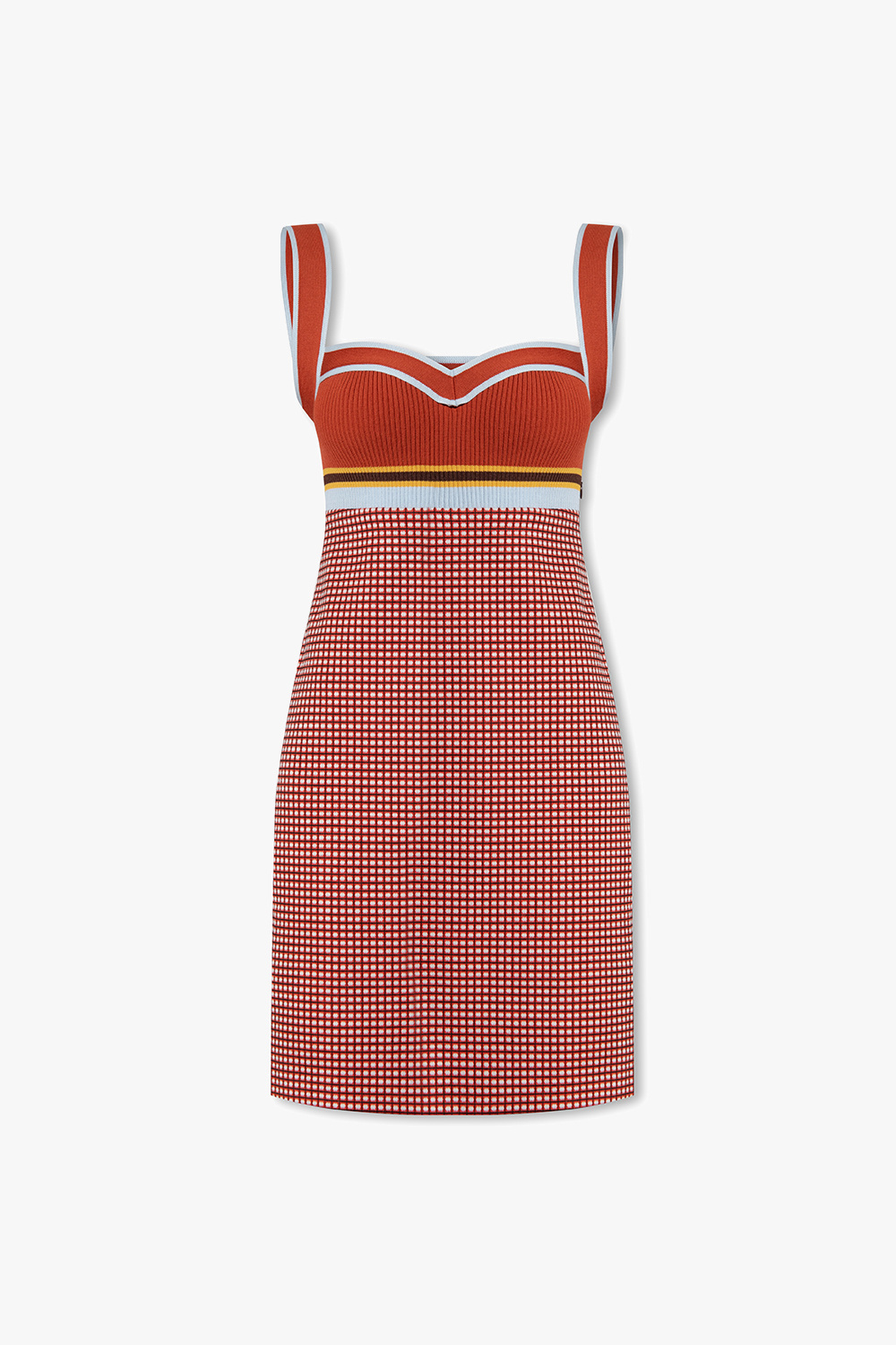 Marni patchwork wool sweater | Marni Slip dress